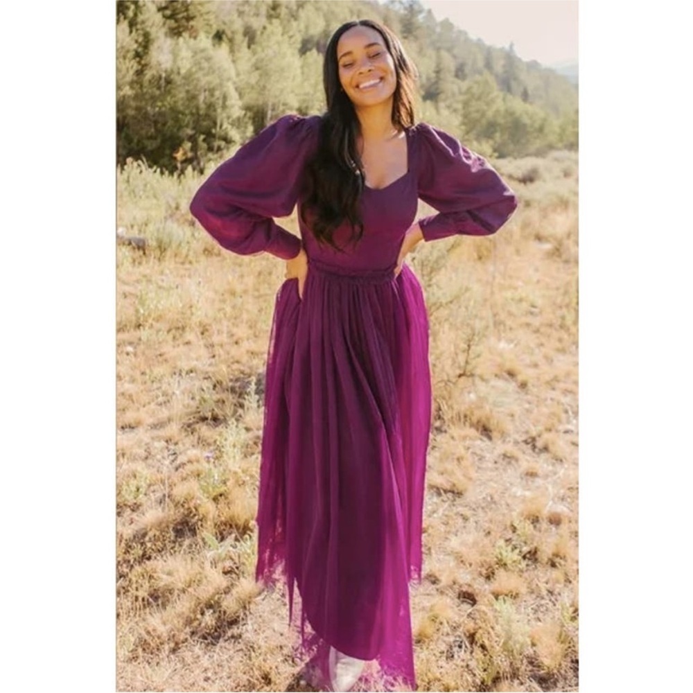 Elegant Purple Women's Balarina dress